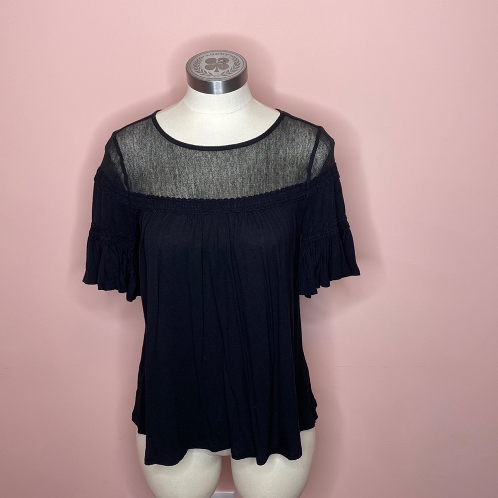 Lauren Conrad Black T-Shirt